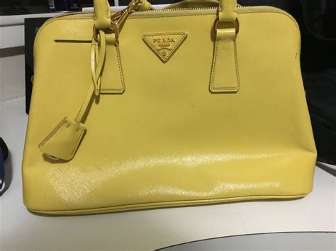 bolsa prada amarela|bolsa ombro prada.